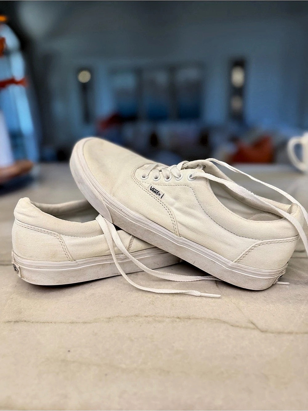 Vans Era True White Men's White Sneakers US 11